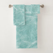 Crystal Clear Soft Turquoise Ocean Dream #2 #wall Badhandtuch Set (Insitu)