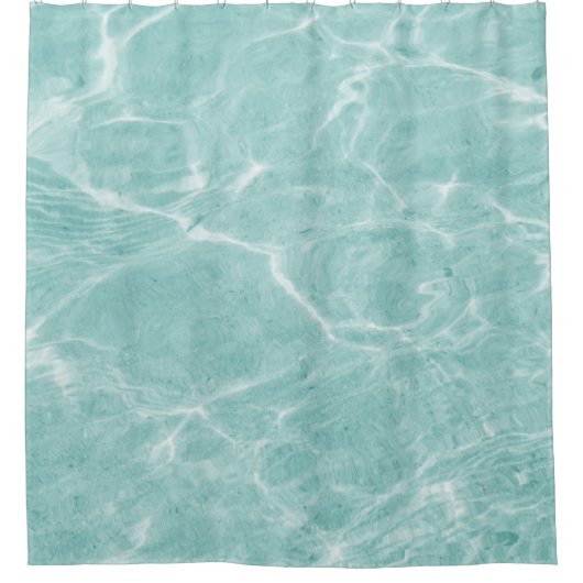 Crystal Clear Soft Turquoise Ocean Dream #2 #wall Duschvorhang (Vorderseite)