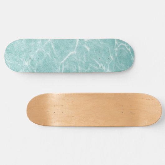 Crystal Clear Soft Turquoise Ocean Dream #2 #wall Skateboard (Horizontal)
