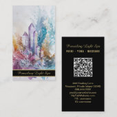 *~* Crystal Cluster Rainbow AP90 Künstlerischer Tr Visitenkarte (Vorne/Hinten)