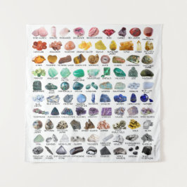 Crystal Collection Rainbow Rocks Square Tapestes Wandteppich