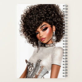 Crystal Corset Glam Girl Spiral Notebook Notizblock