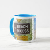 "Crystal Cove Beach" Tasse (Vorderseite Links)