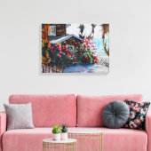 Crystal Cove Hütte Leinwanddruck (Insitu (Wohnzimmer))