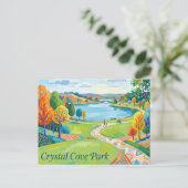 Crystal Cove Park USA Postkarte (Stehend Vorderseite)