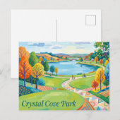 Crystal Cove Park USA Postkarte (Vorne/Hinten)