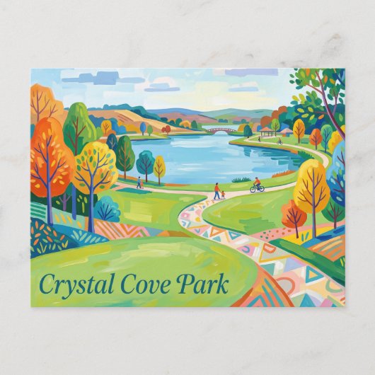 Crystal Cove Park USA Postkarte (Vorderseite)
