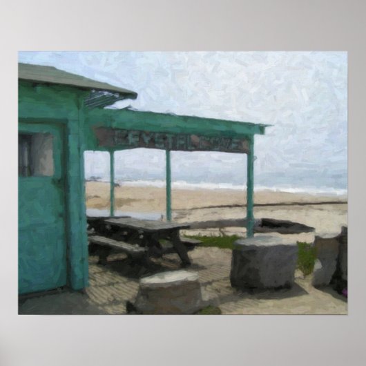 "Crystal Cove Shack" Poster (Vorne)
