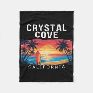 Crystal Cove State Park California Men Women Surfi Fleecedecke