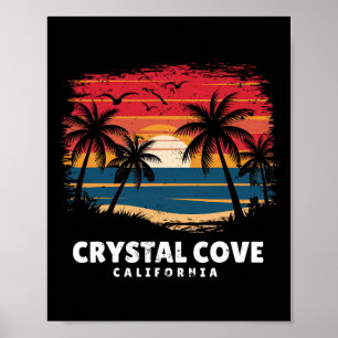Crystal Cove State Park California Surfer-Souvenir Poster