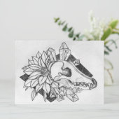 Crystal Coyote Einladung (Stehend Vorderseite)