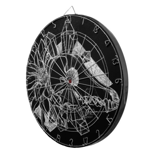 Crystal Coyote Invertiert Dartscheibe (Vorderseite rechts)