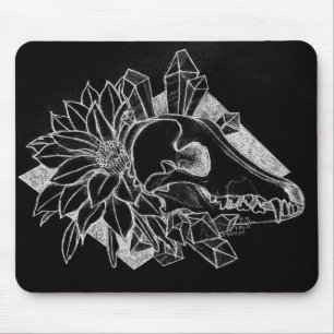 Crystal Coyote Invertiert Mousepad