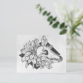Crystal Coyote Postkarte (Stehend Vorderseite)