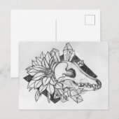 Crystal Coyote Postkarte (Vorne/Hinten)