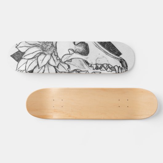 Crystal Coyote  Skateboard (Horizontal)