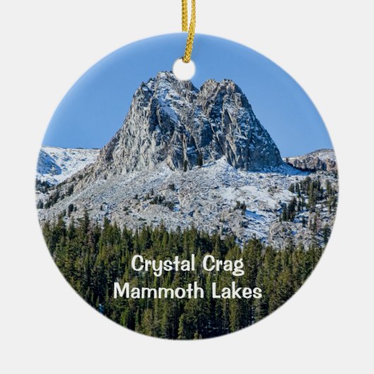 Crystal Crag, Mammoth Seen, CA, Keramikornament (Vorne)