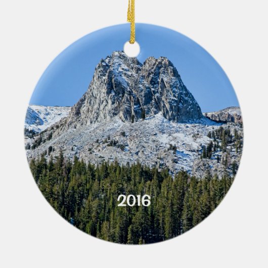 Crystal Crag, Mammoth Seen, CA, Keramikornament (Hinten)