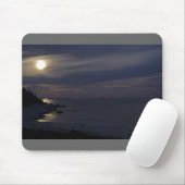 Crystal Crescent Beach Moonlight Mousepad (Mit Mouse)