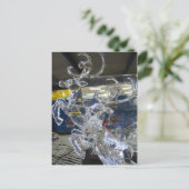 Crystal Deer Postkarte (Stehend Vorderseite)