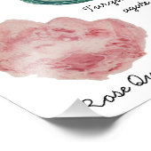 Crystal-Diagramm für Wasserfarben Fotodruck (Ecke)