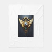 Crystal Diamond Eagle Fleecedecke (Vorderseite)