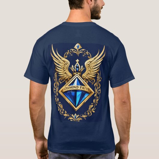 Crystal Diamond Faith T - Shirt - Funkelende Gesta (Rückseite)