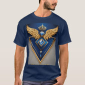 Crystal Diamond Faith T - Shirt - Funkelender Glau (Vorderseite)