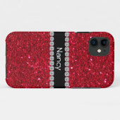 Crystal & DIAMOND SEHEN RUBY RED IPHONE 5 Fall Case-Mate iPhone Hülle (Rückseite (Horizontal))