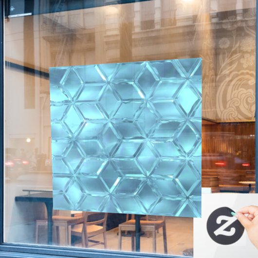 Crystal Diamonds Fensteraufkleber (Café-Fenster)