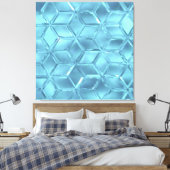 Crystal Diamonds Leinwanddruck (Insitu (Schlafzimmer))