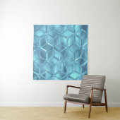 Crystal Diamonds Wandteppich (Beispiel (Horizontal))