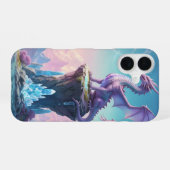 Crystal Dragon iPhone 16 Hülle (Rückseite (Horizontal))