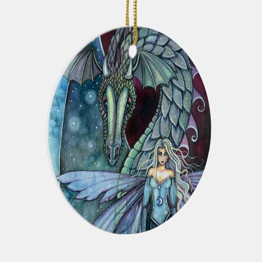 Crystal Dragon Ornament by Molly Harrison (Rechts)