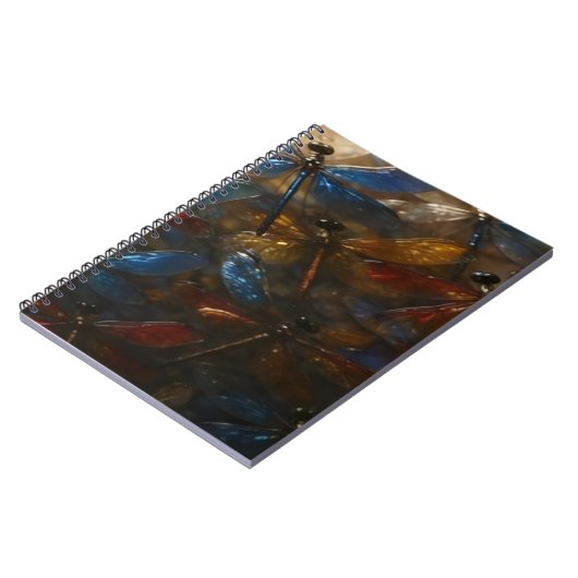 Crystal Dragonflies Notebook Notizblock (Linke Seite)