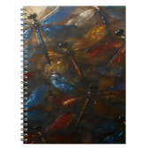 Crystal Dragonflies Notebook Notizblock (Vorderseite)