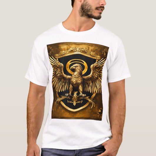 Crystal Eagle Design T - Shirt - Majestic & Bold'' (Vorderseite)