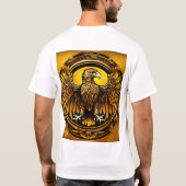 Crystal Eagle Design T - Shirt - Majestic & Bold'' (Rückseite)