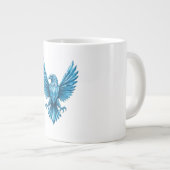 Crystal Eagle Emblem - Symbol für Freiheit und Amb Jumbo-Tasse (Vorderseite Rechts)