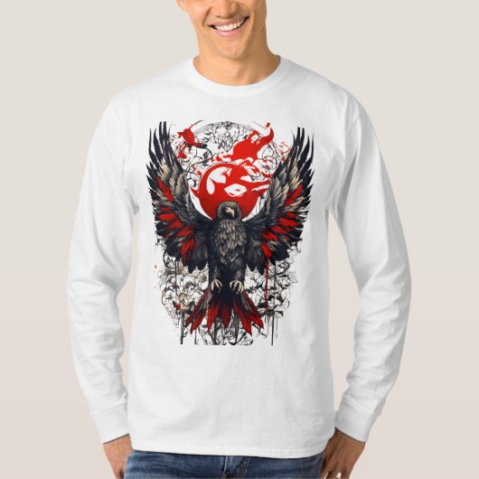 Crystal Eagle: Entfesseln Sie Ihren Wilden Geist T-Shirt (Vorderseite)