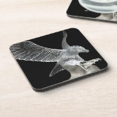 Crystal Eagle Hard Plastic Untersetzer (Linke Seite)