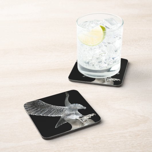 Crystal Eagle Hard Plastic Untersetzer (Rechte Seite)