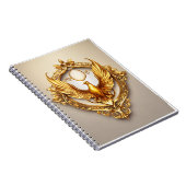 Crystal Eagle: Icon of Freedom and Ambition Notizblock (Rechte Seite)