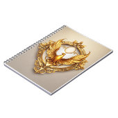 Crystal Eagle: Icon of Freedom and Ambition Notizblock (Linke Seite)