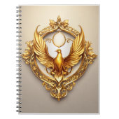 Crystal Eagle: Icon of Freedom and Ambition Notizblock (Vorderseite)