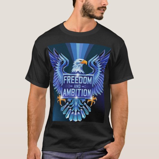 Crystal Eagle Icon T - Shirt Design (Vorderseite)