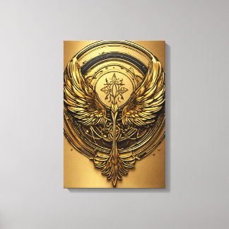 Crystal Eagle in Flight – A Mesmerizing Symbol of  Leinwanddruck