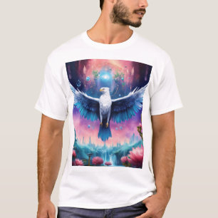 Crystal Eagle in Flight - T - Shirt von Stärke und