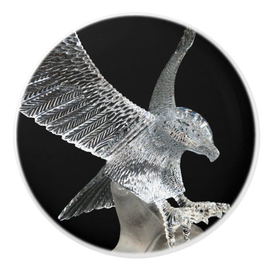 Crystal Eagle Keramik Knob Keramikknauf (Vorderseite)