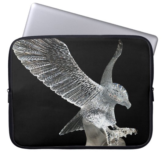 Crystal Eagle Laptopschutzhülle (Vorderseite)